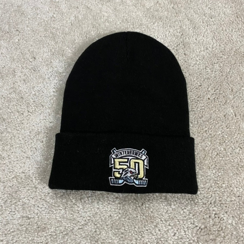 Carhartt Beanie Portland Winterhawks 50th Anniversary Black Knit Hat OS